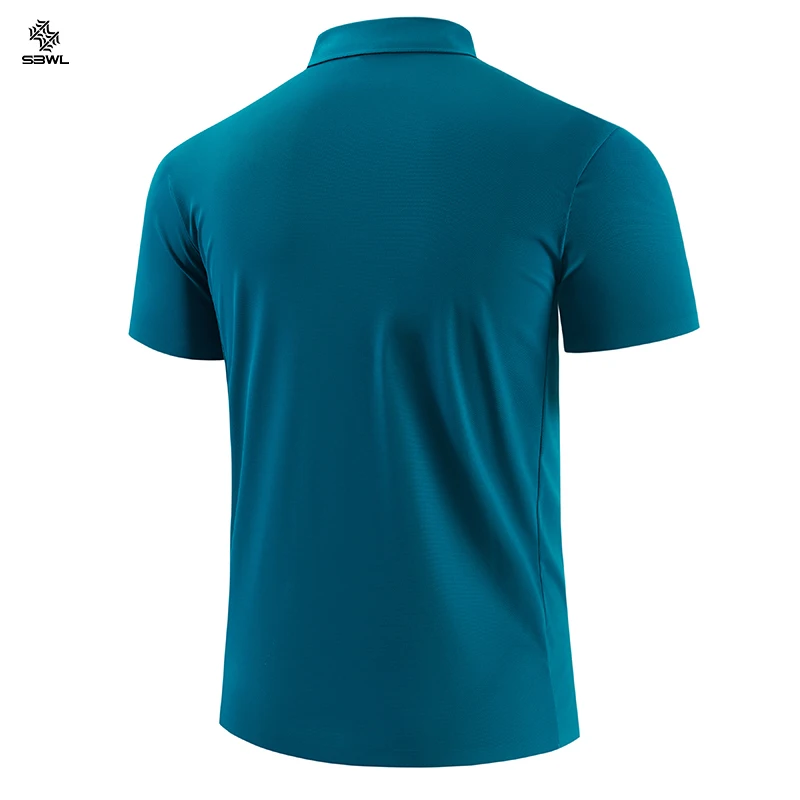 Outdoor sports running exercise golf seamless POLO short sleeve T-shirt office leisure short sleeve base shirt SBWL mens golf shirt women golf polo shirt