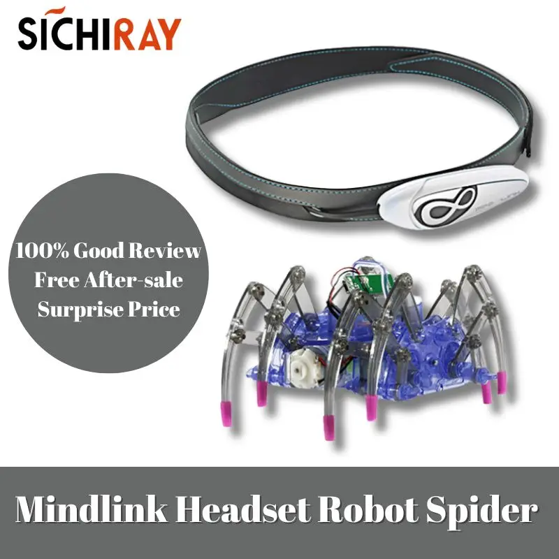 

Mindlink EEG Headband With Robot Spider Mind Control Headset Concentration Training Intelligence Toys APP Games for Kids