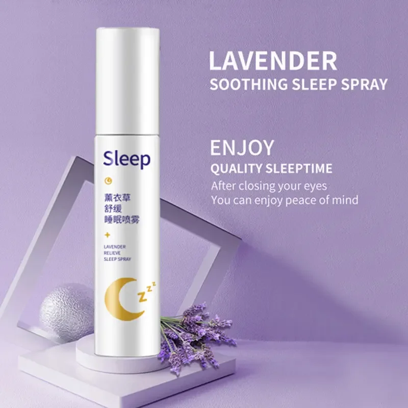 75 Ml Lavender Pillow Sleep Spray Insomnia Essential Oil Soothe Sleep Deep Sleep  Enjoyable