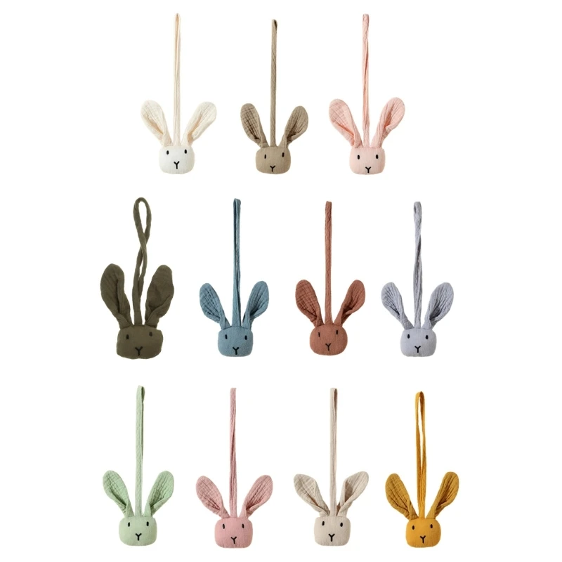 

Bunny for Baby Stroller Bunny Pacifier Clip Cotton Newborn Stroller