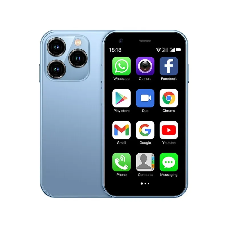 【新品未開封】世界最小スマホ SOYES XS15　ブルー SIMフリー SOYES XS15 ミニスマートフォン Android 8.1 3.0 インチ