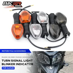 Front Rear Turn Signals For SUZUKI V-Strom DL650 DL1000 GSXS GSX-S 1000 750 Motorcycle Accessories Flashing Light Lens Cover