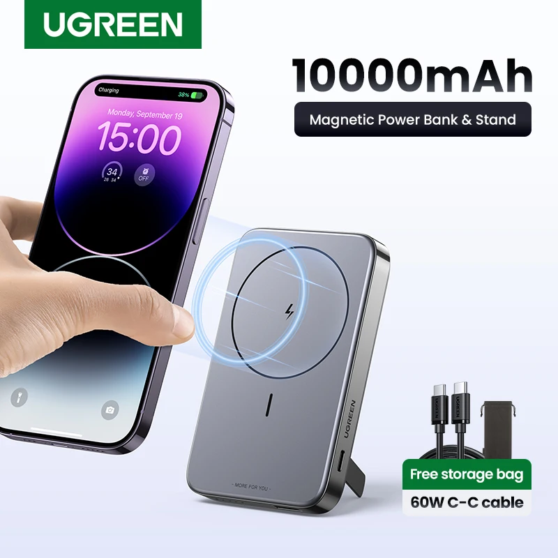 Magnetic Wireless Power Wireless Charging For Qi 10000mah