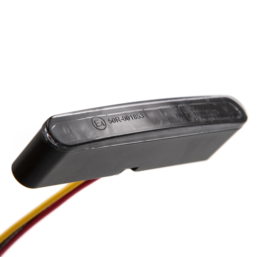 Evomosa Motorcycle Red Rear Tail Lamp 12V Mini 5 LED Stop Brake Light Universal for Motorcycle Scooter ATV Bike Cafe Racer Motor