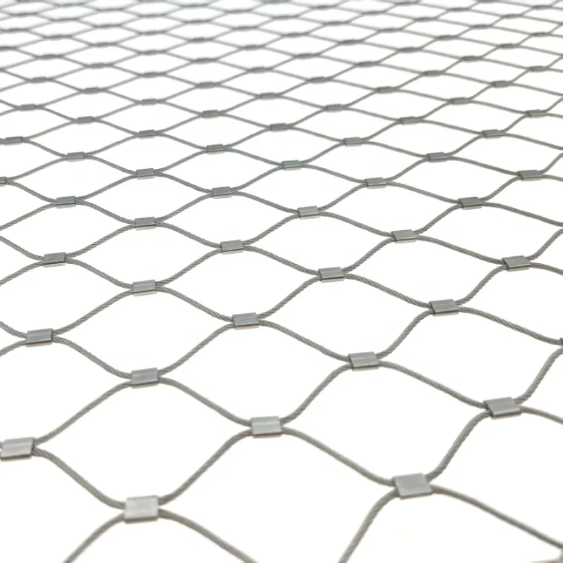 Flexible Safety Netting with Stainless Steel Ferrule Cable Mesh 2.0 MM