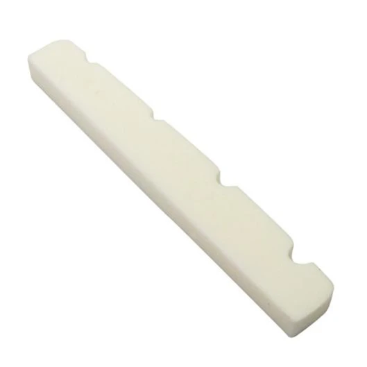 10x Bone Nut 4-String Bass Guitar 38x3.5x5mm Saddle White guitar nut