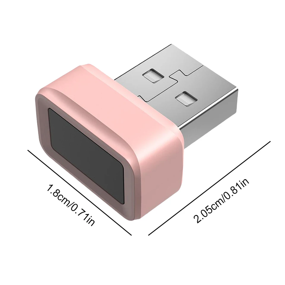 USB Fingerprint Scanner for Windows Hello Biometric Security