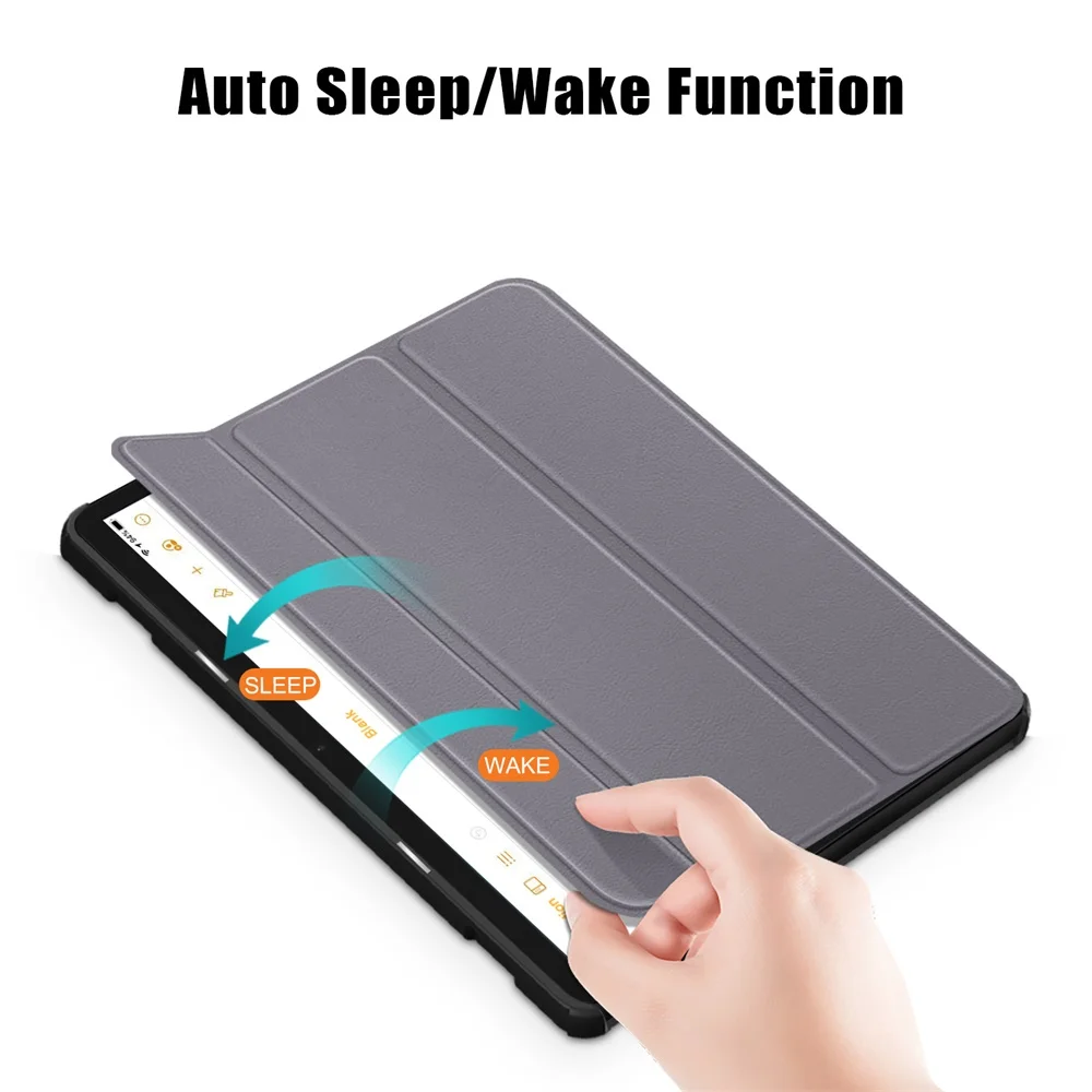 Premium PU Leather Tri-Folding Stand Cover