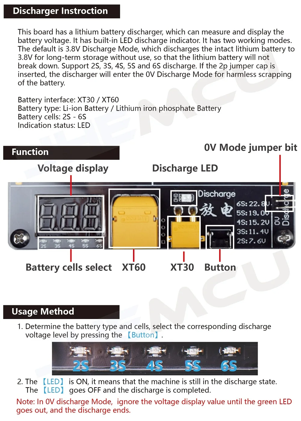 JHEMCU Ruibet 2-6S 6-Port Lipo Battery Charger