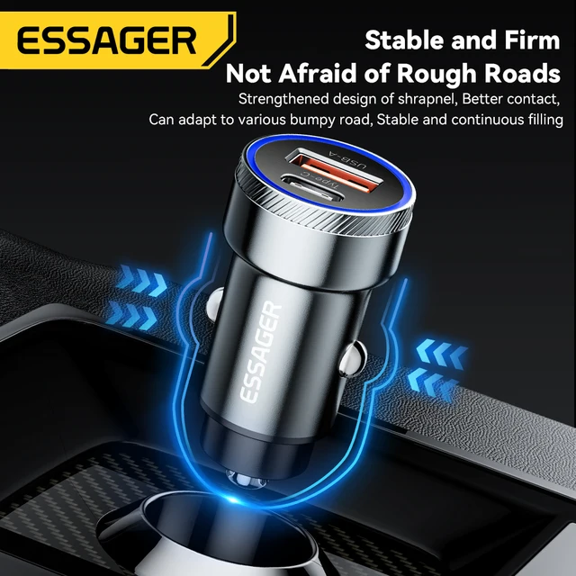 Essager 54W Fast Charging Car Charger 6