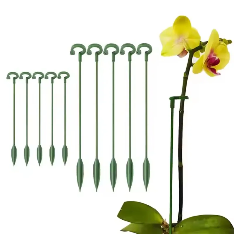 Plant Support Stake with Clip Garden Stake for Indoor Outdoor Plant Support Climbing Vines Flowers Gardening Accessories