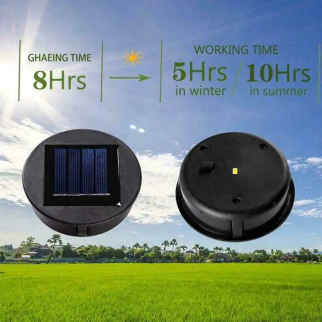 1pc Solar LED Battery Box Waterproof Garden Night Lamp For Outdoor Hanging Lantern Replacement 1 AA 600mAh NiMH Battery Parts solar yard lights