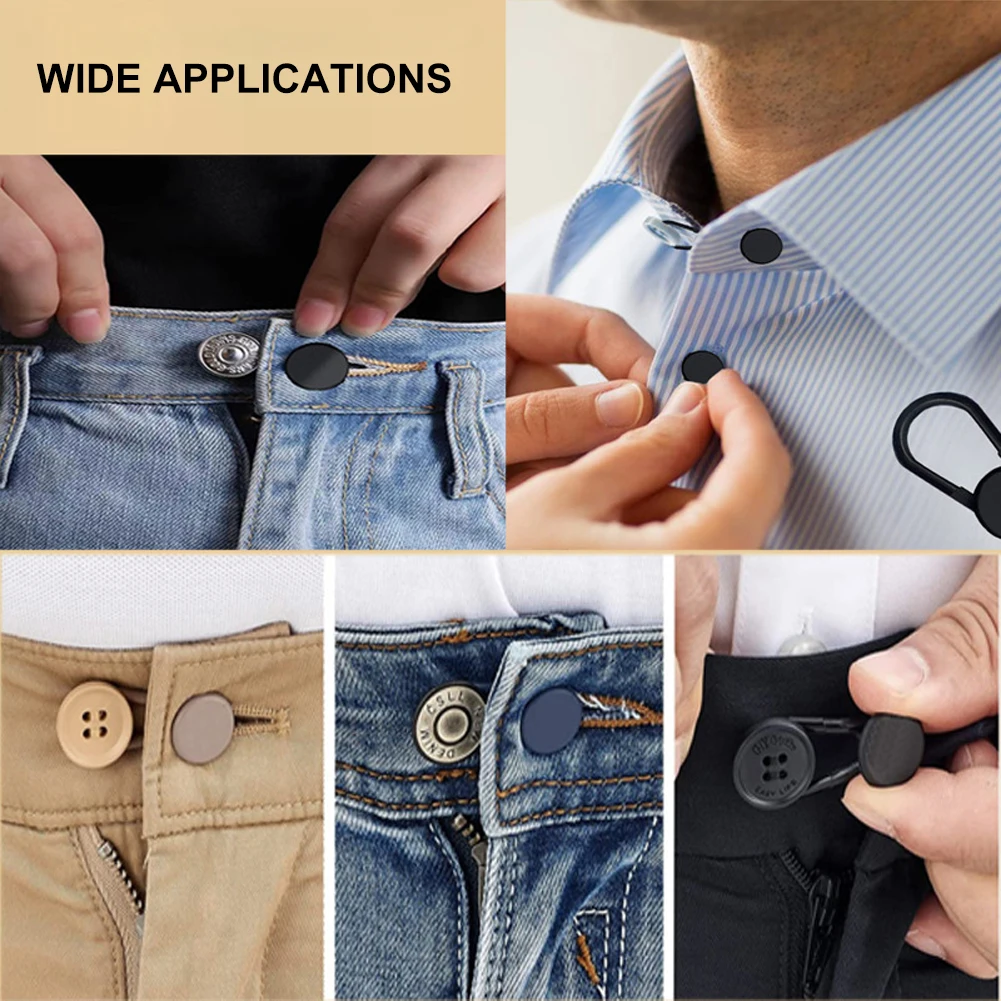 Button Extender For Trousers, 12pcs Waist Extenders For Mens Women