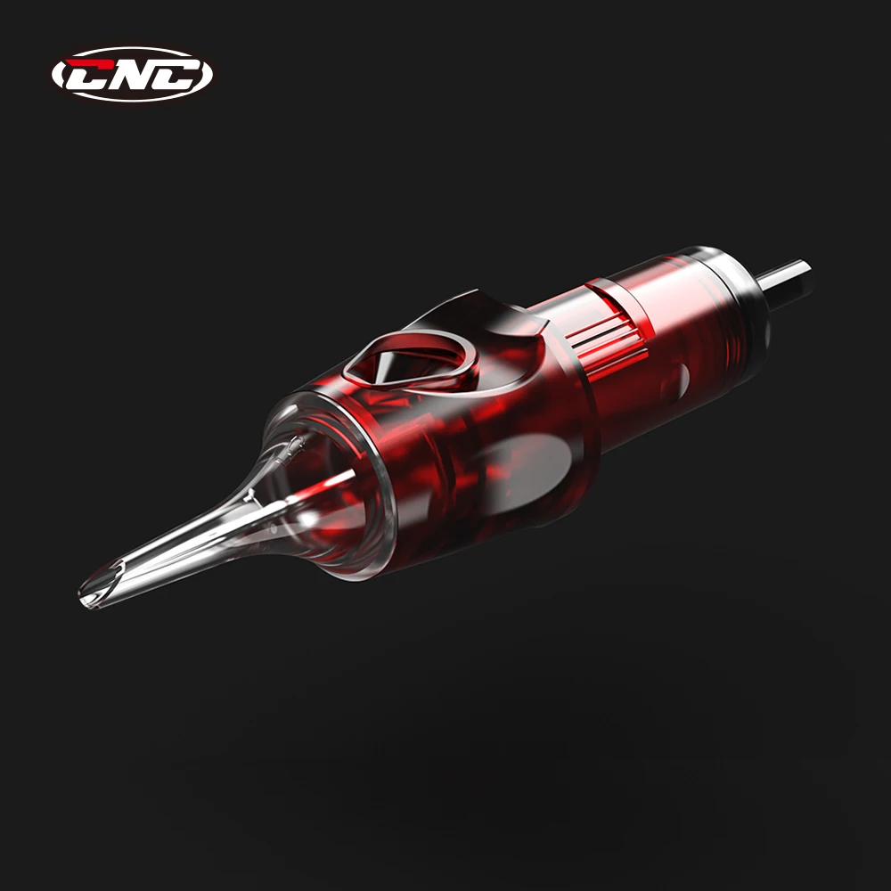 Tattoo needles 20PCS CNC Red Police Cartridg Disposable Round Liner Syringe RL RM 0.3MM Tattoos Machines