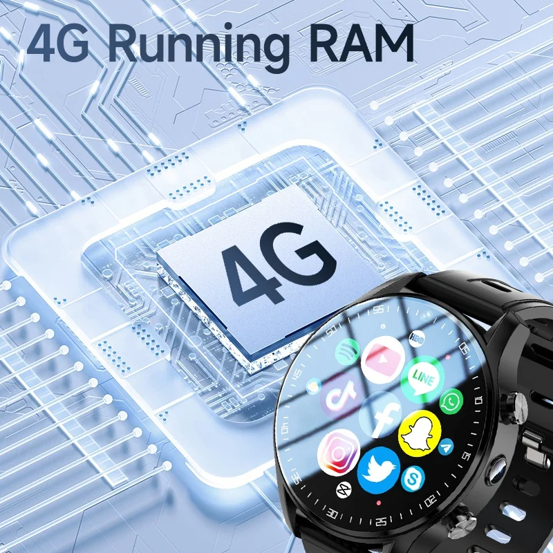 Ʈ ġ ̾  ȭ , GPS Ŵ SIM ȭ, 128G RAM AiAssistant  ٿε, 4G Ʈ ġ, 2024 ǰ
