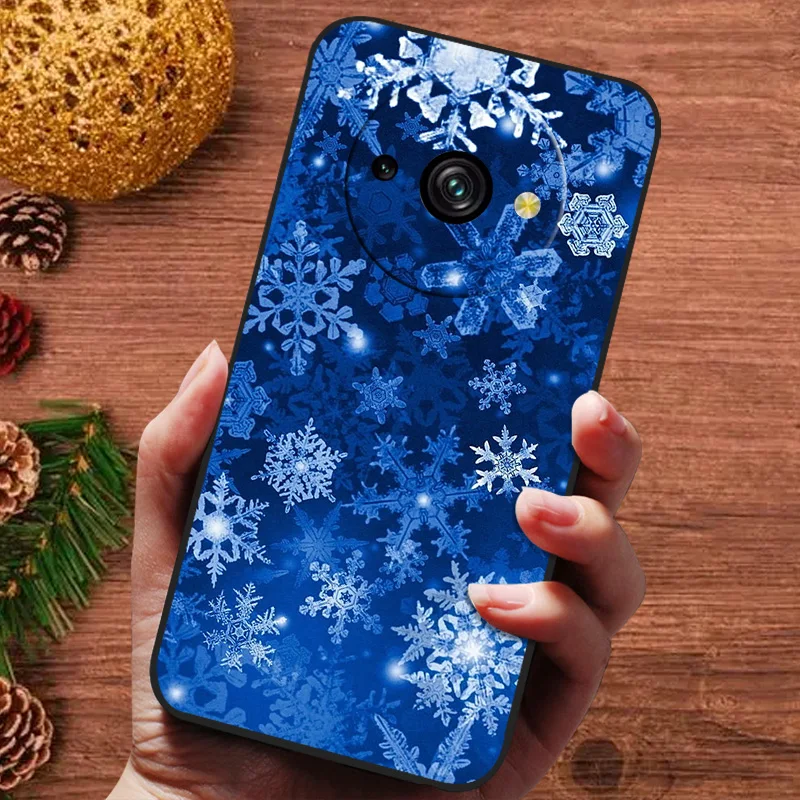 Luxury Christmas Painted Silicone Soft Phone Cover Case