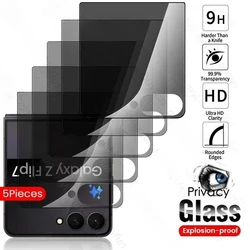 Privacy Tempered Glass Anti - Peep Back Screen Protector Case - 2Pieces