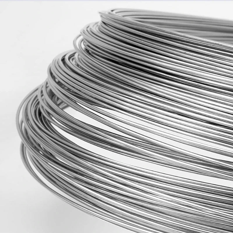 L = 5/10 Meters Diameter 0.1mm-2.0mm 304 Stainless Steel Wire Soft/Hard Steel Wire Single Strand Lashing Round Bright stainless steel wire rope steel wire rope beading wire