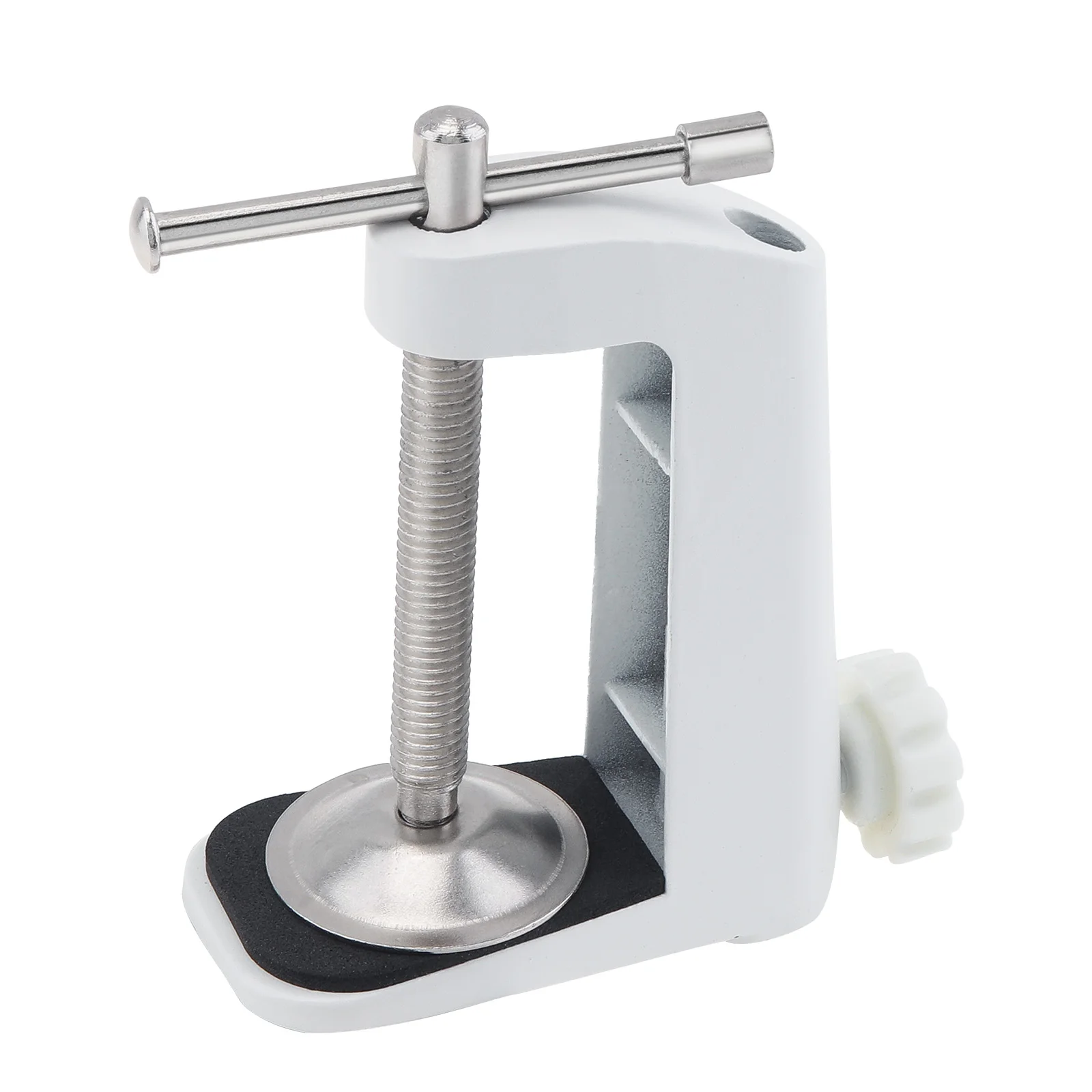 Aluminum Alloy Cantilever Desktop Magnifier Bracket Clamp Holder Metal LED Desk Lamp Clip Fittings Base Hose for Mic Stand