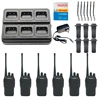 6PCS Baofeng BF-888S Walkie Talkie 16CH VOX UHF 400-470MHz Portable Amateur Two Way Radios For Hunting With 888S Six Way Charger 6