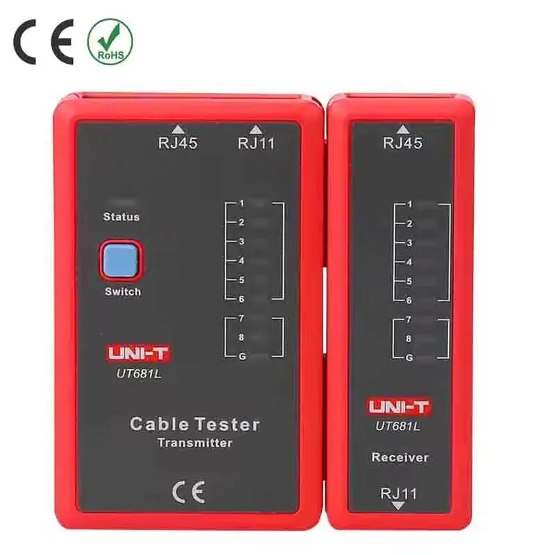 UNI-T UT681C UT681HDMI UT681L Cable Tester Tracker LAN Auto Network LED Tester Ethernet Telephone BNC Repair Tool