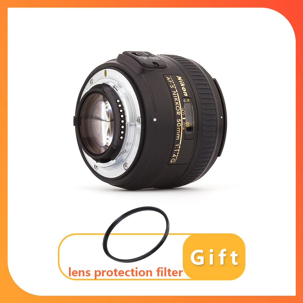 Obiettivo Nikon Af-S Nikkor 50Mm F/1.4G Per Fotocamera Nikon Slr