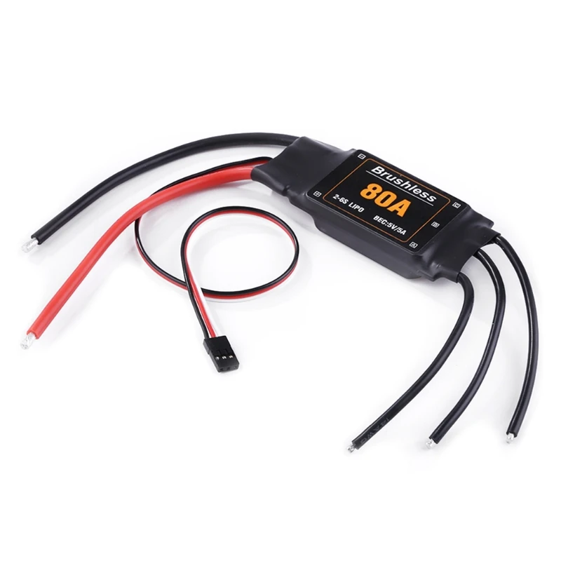 RC ESC 80A 2-6S Brushless Electronic Speed Controller for RC Airpla rc speed controller