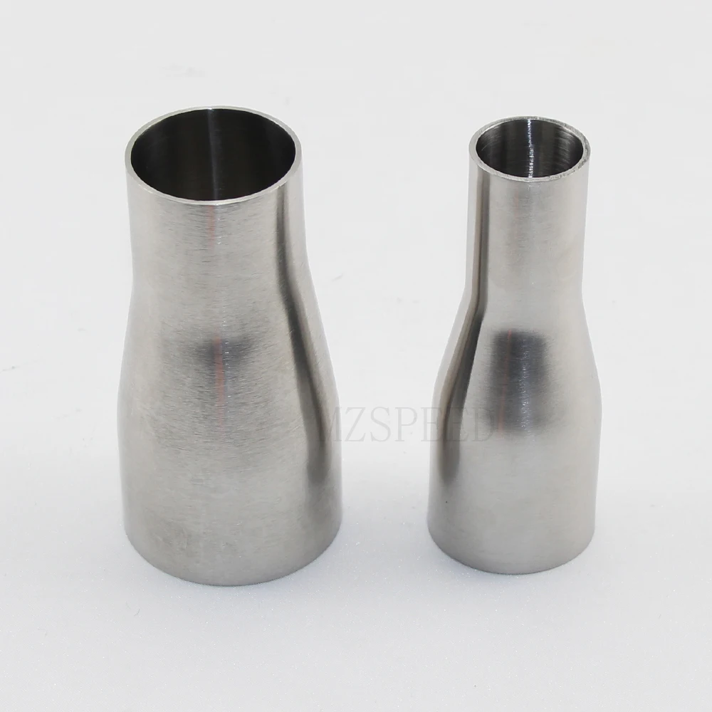 Welding Pipe Fittings 19mm 25mm 32mm 38mm 45mm 51mm OD Butt Welding Reducer SUS 304 Stainless Steel Sanitary Pipe Fitting Homebrew Beer