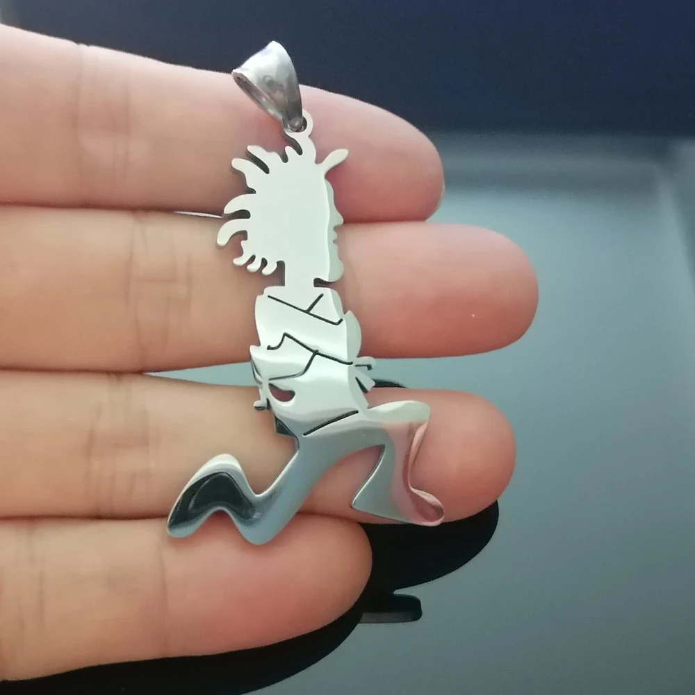 Lot 5pcs high polished Stainless Steel large StraightJacketMan Charm Hatchetman MenICP pendants Posse Twiztid Jewelry 3