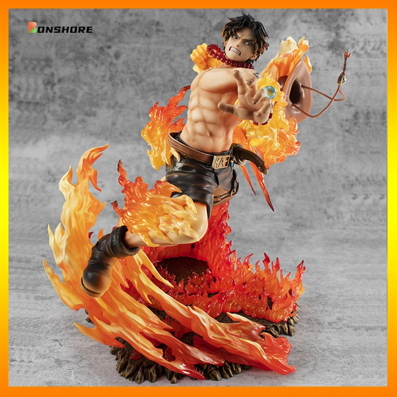 

19 cm One Piece Portuguese D Ace Anime Figure Decoration Model Dolls Collection Pendant Toy For Boys Halloween Christmas Gifts