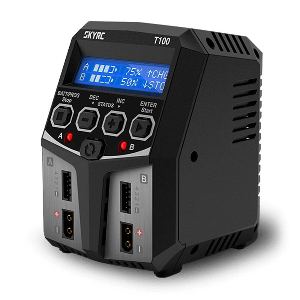 Chargeur RC T100 1S/2S LiPo/Li-ion 100W USB-C