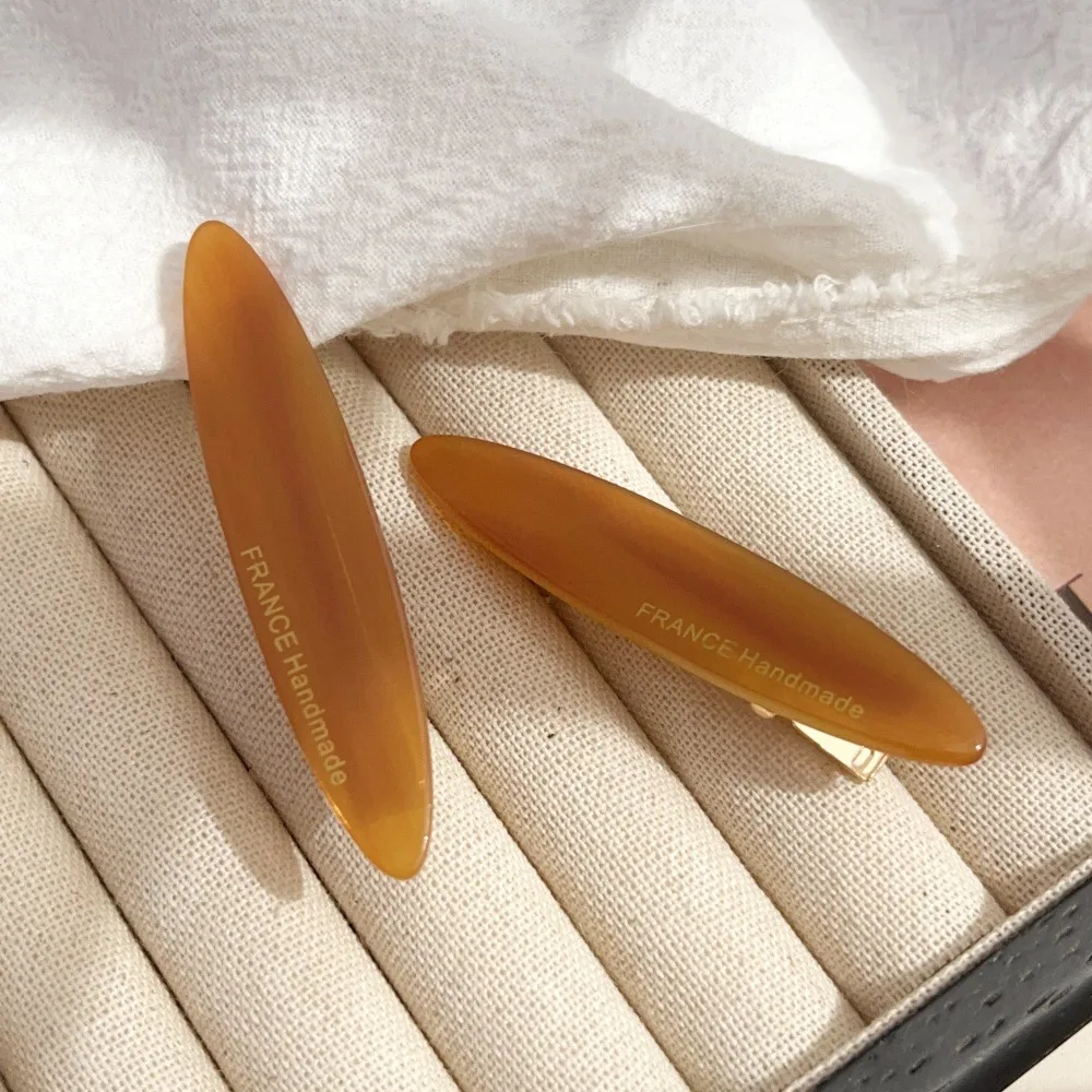 2 teile/satz Elegante Acetat Oval Haarnadeln Haarspangen Koreanischen Stil Seite Bobby Pins Pony Haar Clip Zubehör für Frauen Und Mädchen – Detail 8