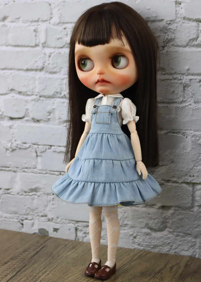 Blythe Doll Clothes Trench Coat For Blyth Azone Shoes OB23 OB24 Dolls Windbreaker