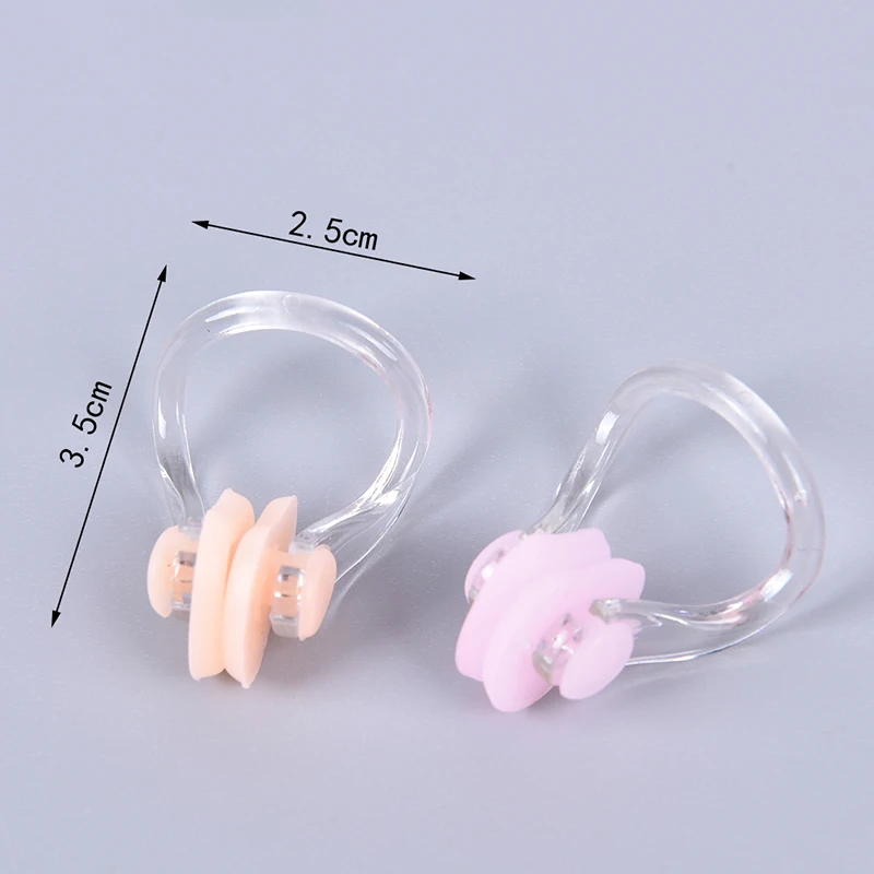 10pcs/lot High Quality Reusable Soft Silicone Swimming Nose Clip Comfortable Diving Surfing Swim Nose Clips For Adults Children 2