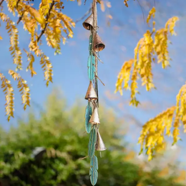 Szélcsengő Kültéri Harangok Elegáns Szélcsalád -Ajtó Bejárat Kézműves Csengők Karácsonyi Ünnepi Ajándékok Családok Számára - Image 4