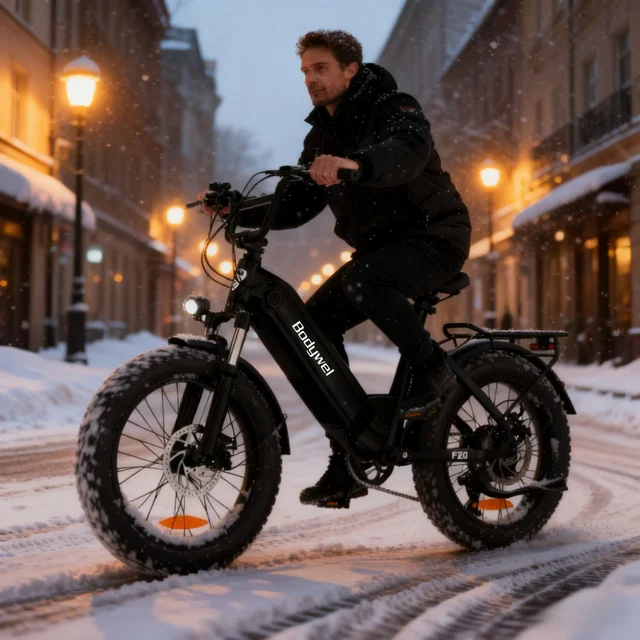Electric Bike for Adults, 500W Fat Tire E-Bike, 20" All Terrain with 48V 13.5Ah Removable Battery, Shimano 7-Speed ebike Bodywel 2 Electric Bike for Adults, 500W Fat Tire E-Bike, 20" All Terrain with 48V 13.5Ah Removable Battery, Shimano 7-Speed ebike Bodywel 2