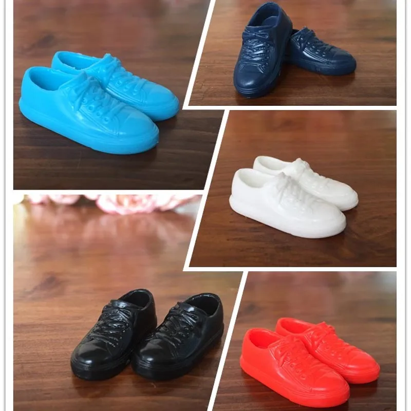 Plastic Doll Sneaker Shoes for 1/6 Azone Kurhn Licca barbes Dolls Blyth Doll Shoes Girl Toys doll shoes doll accessories