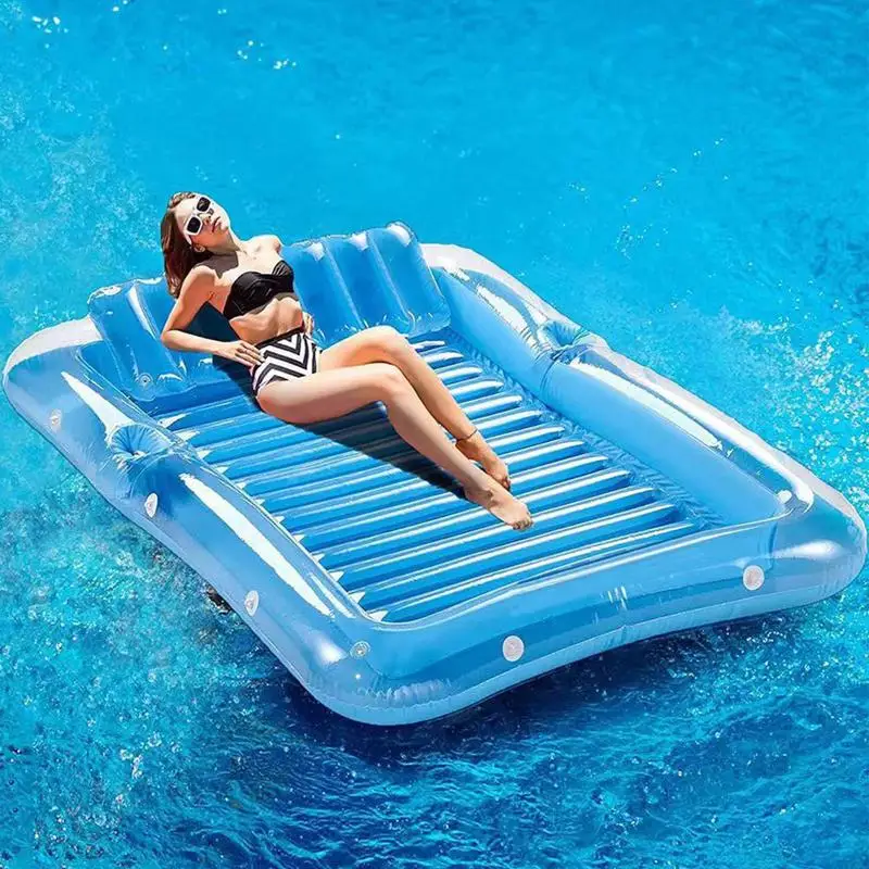 

Swimming Pool Floats Inflatable Water Hammock Adults Size Multi-Purpose Floating Rafts Lounge Chair Floaties Hammock Drifter