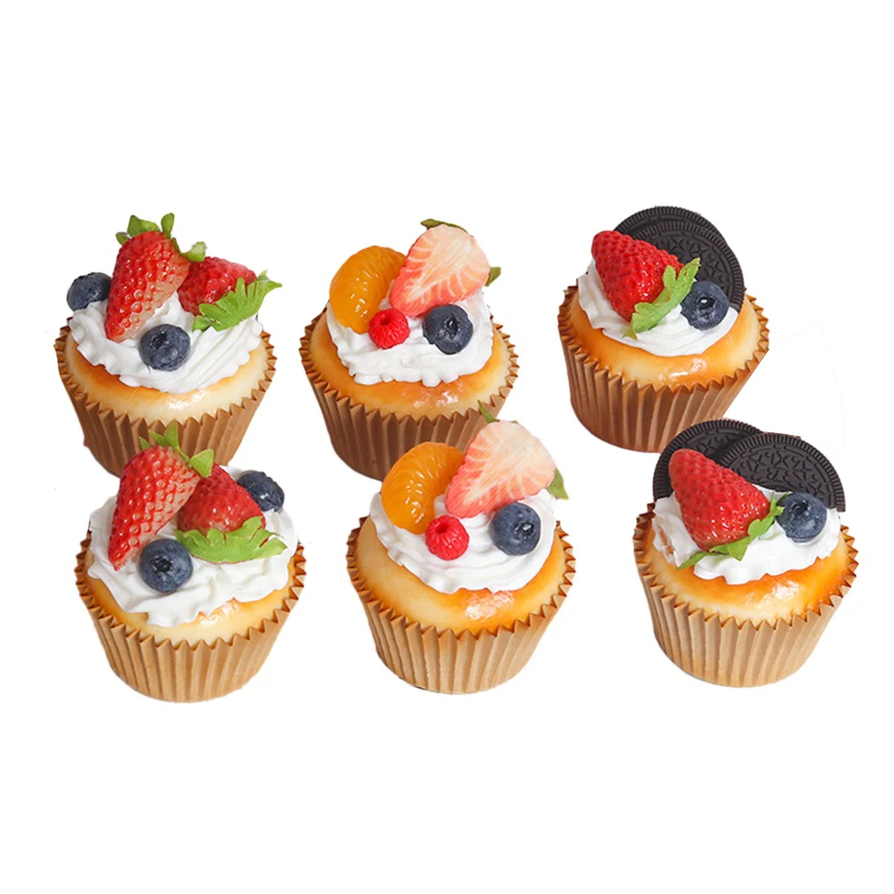 

Cupcake Fake Soft Fragrance DIY Craft Shop Decoration Simulation Details Sturdy Durable Wedding Error Fragrance