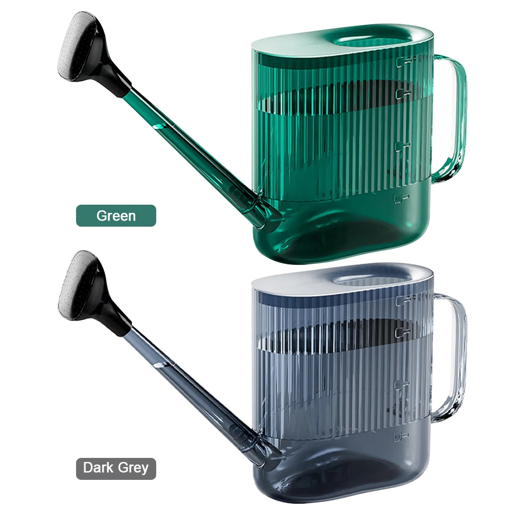 

1800ML Garden Watering Can with Long Spout Plastic Watering Can Modern Water Can for Indoor and Outdoor Plants