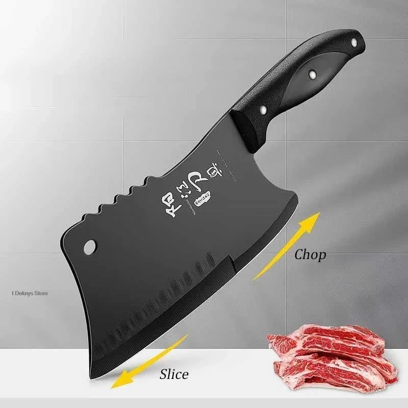 Kitchen Knives Chinese Cleaver Butcher Knife Stainless Steel Bone
