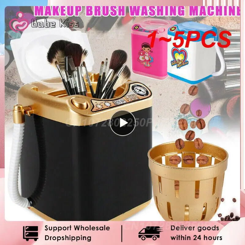 

1 ~ 5 шт., электрическая мини-стиральная машина, мебель для кукольного домика, игрушки для ролевых игр, очень эффективная, полезная для стирки