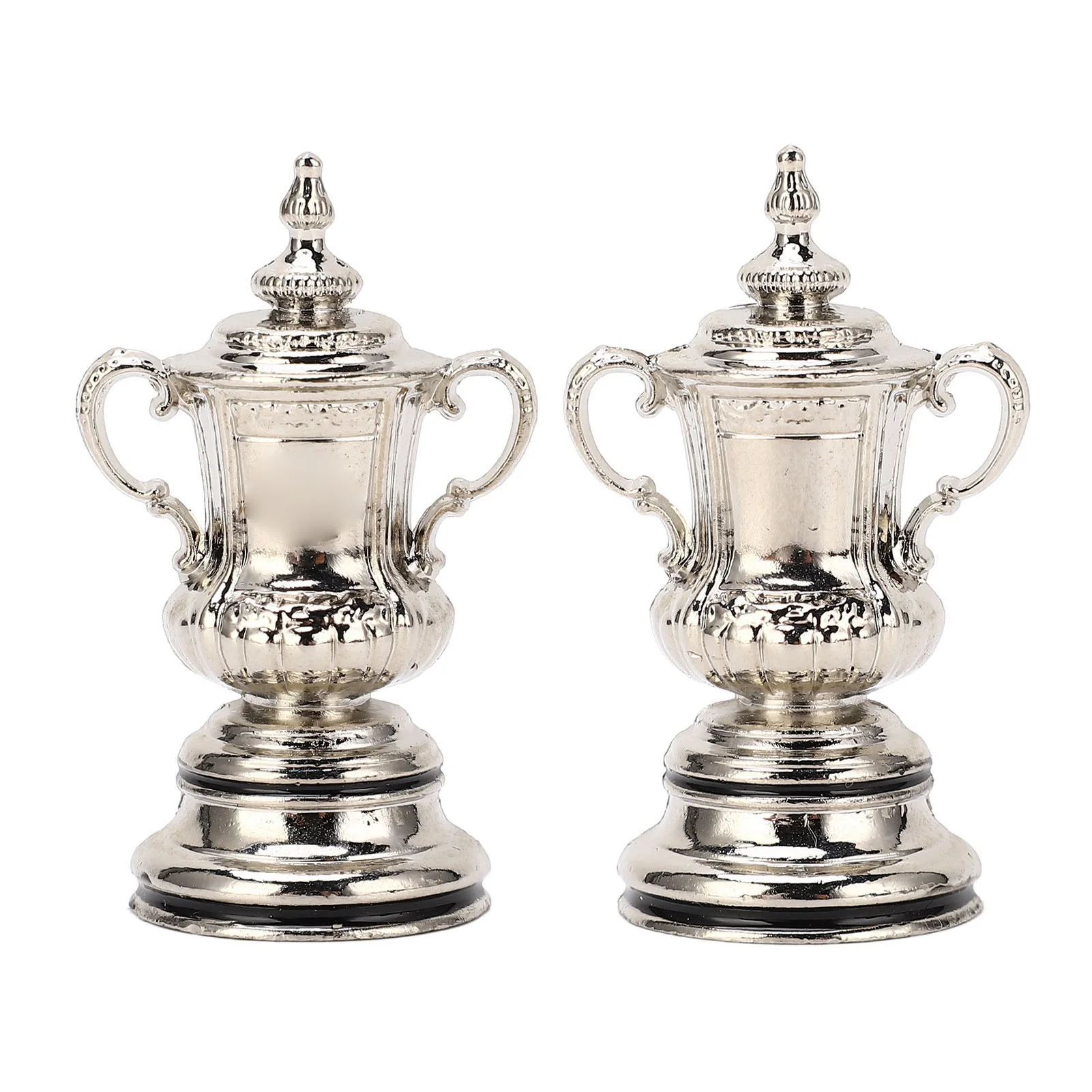 Miniature Soccer Game Cup - High Simulation Metal Football League Decor Ornament