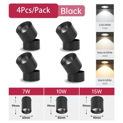 Versatile LED Downlight with Adjustable Color Options (Neutral White 4000K)