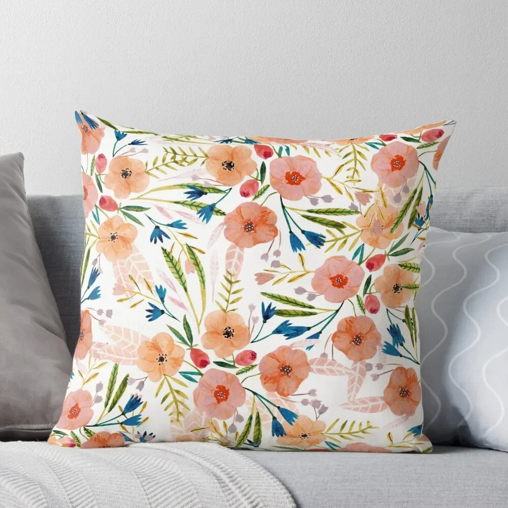 

Floral Dance Throw Pillow Luxury Cushion Cover Christmas Throw Pillows Covers