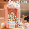 Cartoon Mini Claw Machine Toys for Kids DIY Gashapon Plush Prizes Vending Doll Machines Kit Children Birthday Christmas Gifts 1