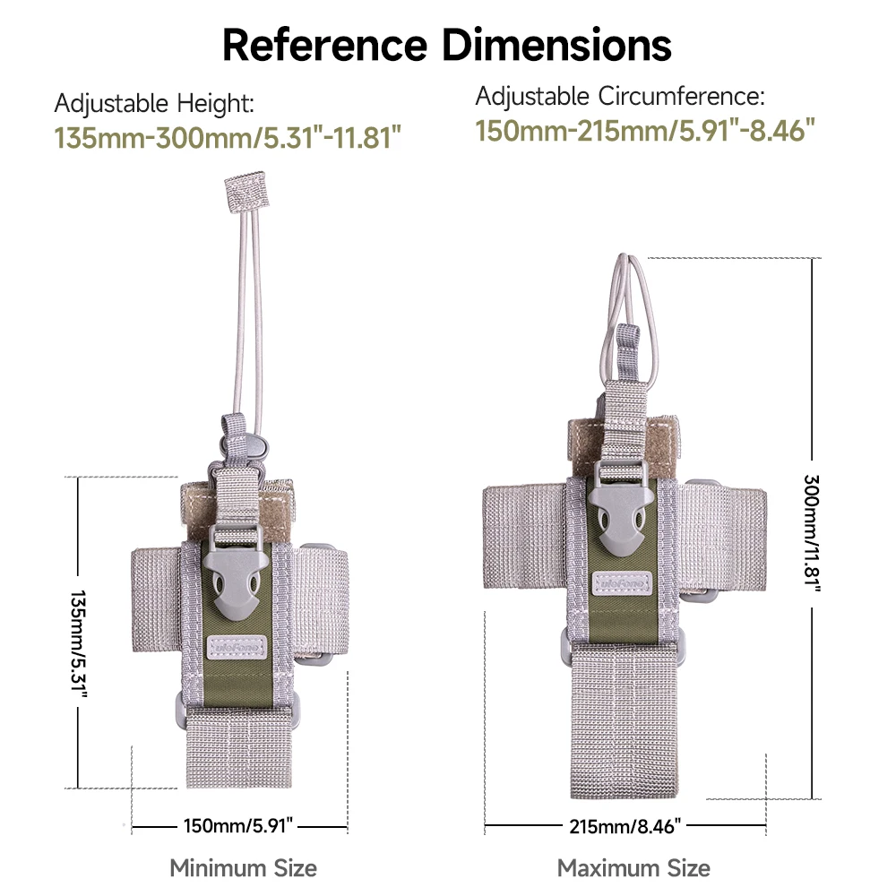 Ulefone Armor Molle Holster For Armor X31 series Armor 30 Pro Armor 28 Ultra Armor 27 series Universal Tacgical Phone Pouch