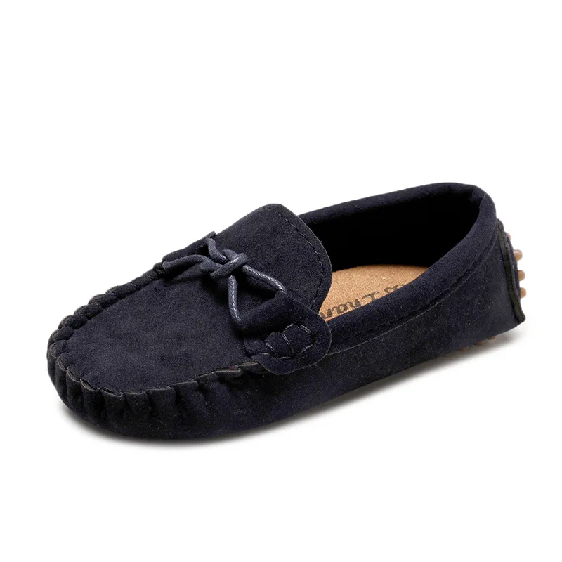 JGVIKOTO Boys Girls Shoes Fashion Soft Kids Loafers Children Flats Casual Boat Shoes Children's Wedding Moccasins Leather Shoes