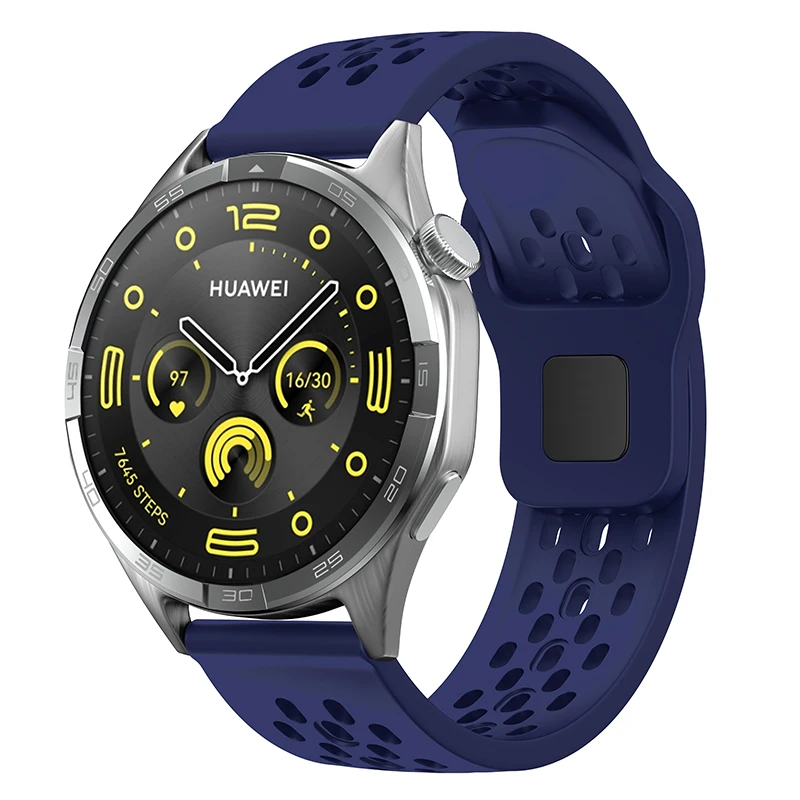 20mm 22mm armband Armband Für Huawei uhr gt5/4/3 pro 2 Sport Silikon loch correa Samsung Galaxy Uhr 7/FE/5/pro/6/4/Classic – Detail 12