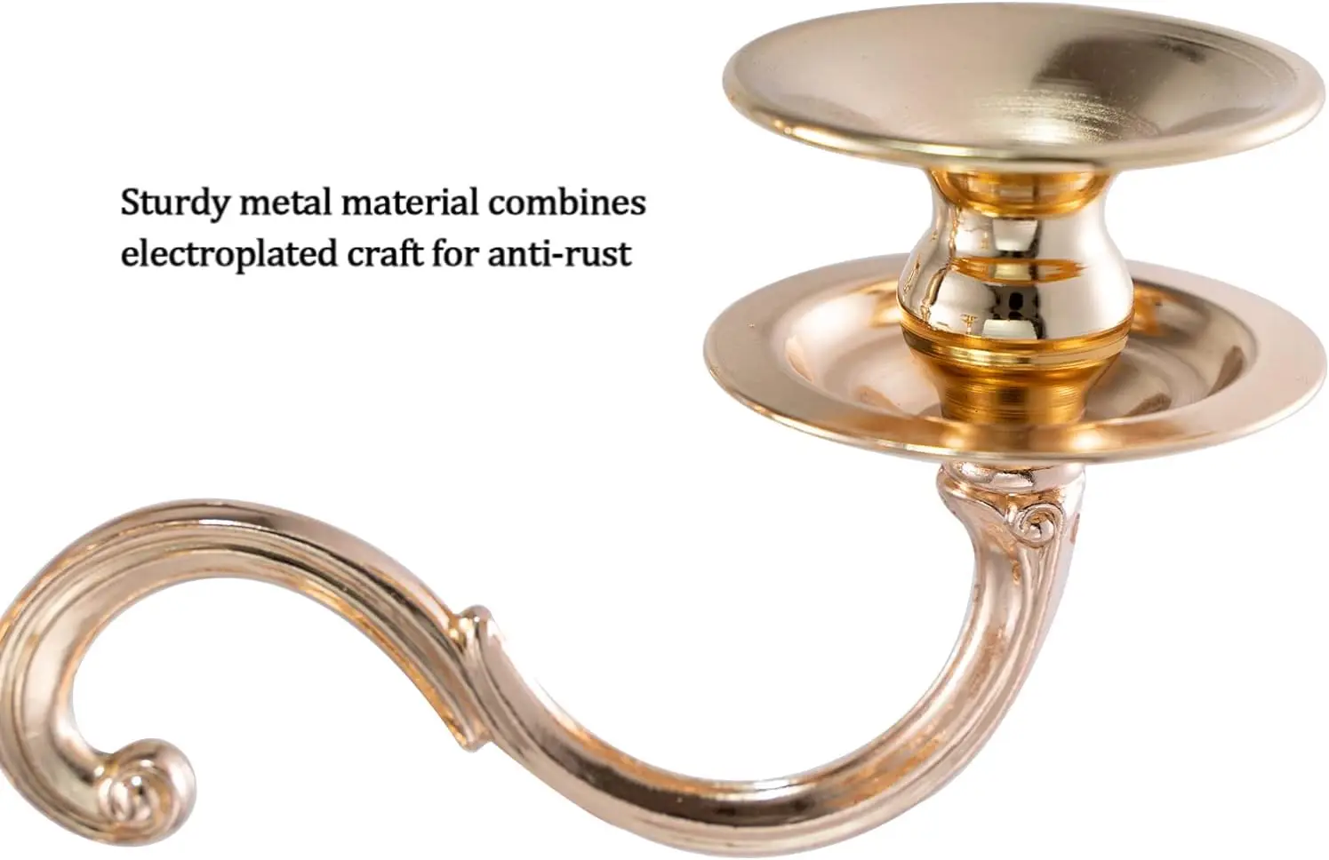 28-Inch Gold 5-Arm Candelabra (Set of 4) 5